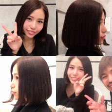 前髪エクステで顔周り長めの切りっぱなしボブヘアはできますか???|美容院の最新記事